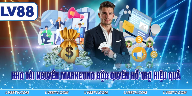 Kho tài nguyên marketing độc quyền hỗ trợ hiệu quả